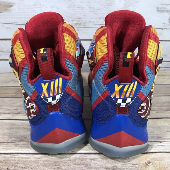 Nike LeBron James 13 EYBL Promo Shoes Mens Size 10 843801-696 Basketball Red - Picture 6 of 11